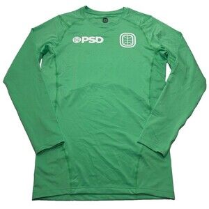 Men's PSD x OTE Overtime Elite Long Sleeve Compression Shirt Size Large Green
